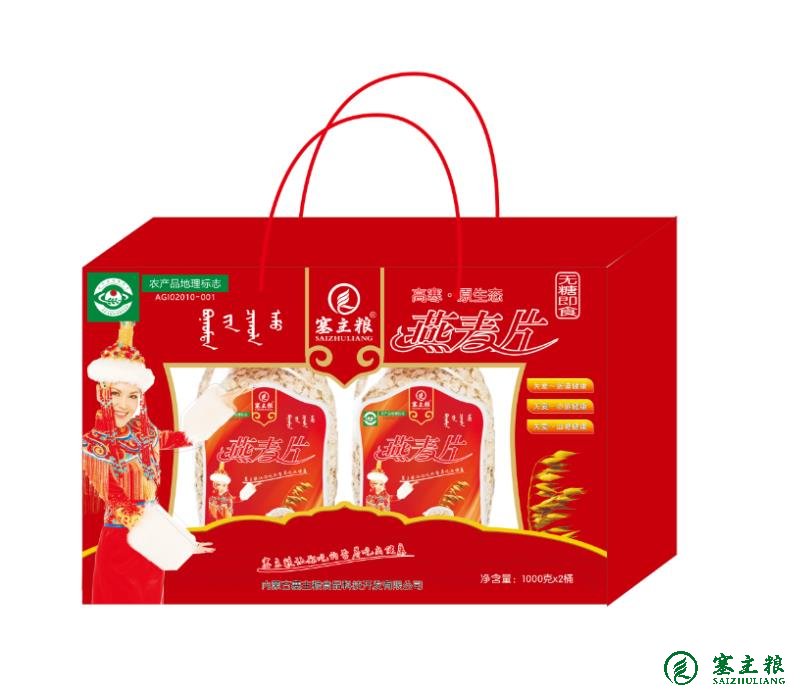  1000g*2燕麥片紅禮盒